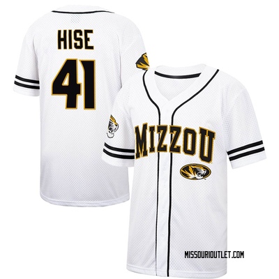 Youth ProSphere #1 White Missouri Tigers Baseball Jersey